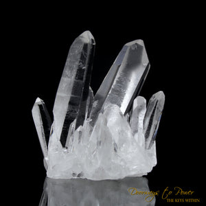 Lemurian Points of Light Record Keeper Quartz Crystal Cluster