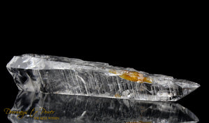 Lemurian quartz wand