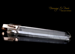 Lemurian Light Language Rose Gold Pendant