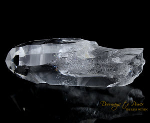 Lemurian Phantom Temple heart Dow PURE Quartz Wand 'ERA of LIGHT'