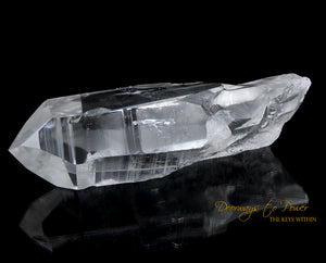 Lemurian Phantom Temple heart Dow PURE Quartz Wand 'ERA of LIGHT'
