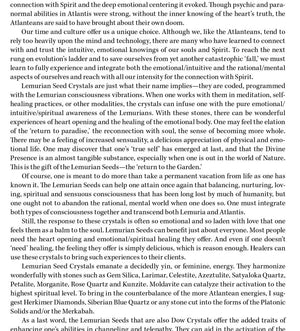 Lemurian Seed Quartz Crystal Properties