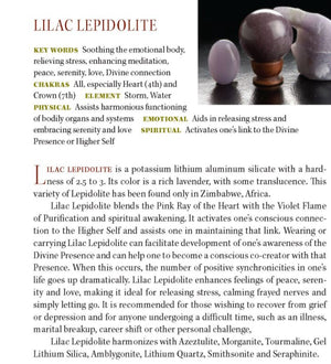 Lepidolite Crystal Properties