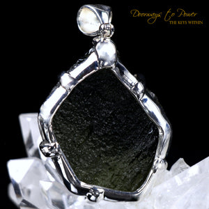Moldavite Crystal Pendant
