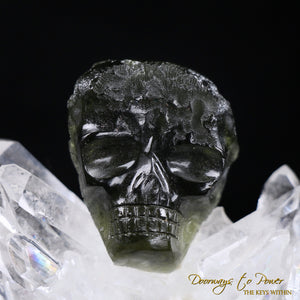 Moldavite Crystal Skull Axiomar Leandro De Souza