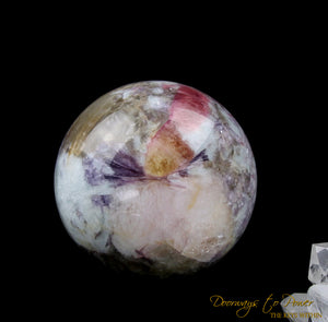 Multi Color Tourmaline Crystal Sphere