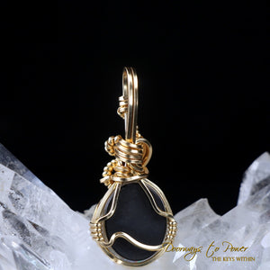 Mystical Opal Meditative Light Crystal Pendant 14k