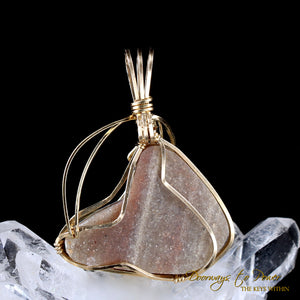 Mystical Opal Crystal Pendant 14k