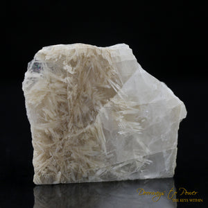 Natrolite Crystal Altar Stone Polished