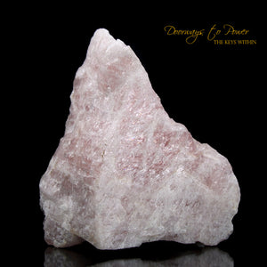 Natural Raw Pink Morganite Crystal Altar Stone 1