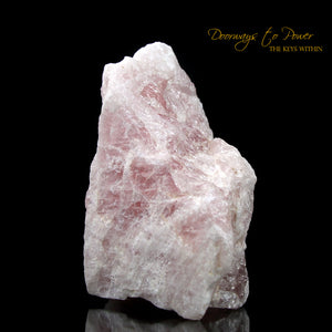 Natural Raw Pink Morganite Crystal Altar Stone