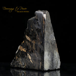 Nuummite Crystal Altar Stone