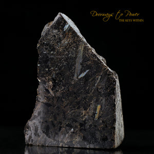 Nuummite Crystal Altar Stone