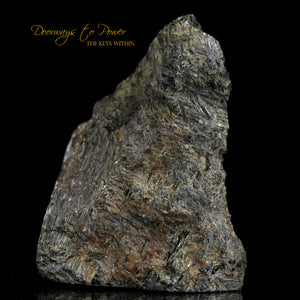 Nuummite Crystal Altar Stone