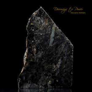 Nuummite Crystal Altar Stone