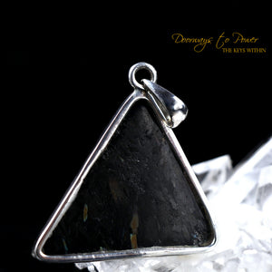 Nuummite Crystal Pendant