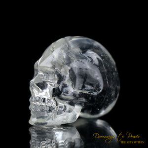 Phenacite Crystal Skull Carving