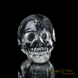 Phenacite Crystal Skull Carving