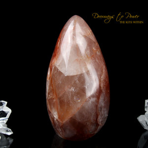 Pink Fire Azeztulite Crystal Altar Stone