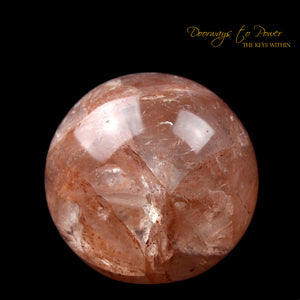 Pink Fire Azeztulite Crystal Sphere Azozeo Super Activated