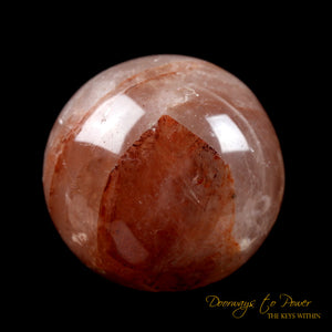 Pink Fire Azeztulite Crystal Sphere Azozeo Activated