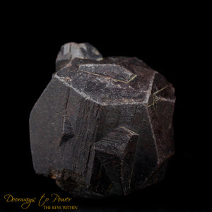 Pyrite Iron-Cross Twin Crystal Coated with Goethite
