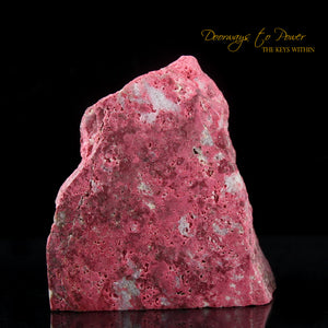 Rose Pink Thulite Crystal Altar Stone