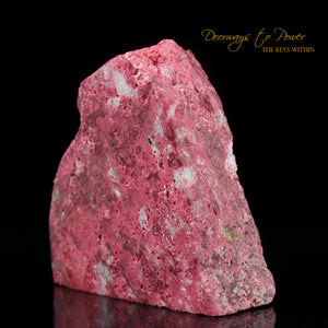 Rose Pink Thulite Crystal Altar Stone