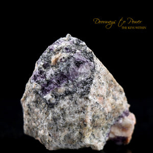 Russian Phenacite Aquamarine Purple Fluorite Crystal Specimen