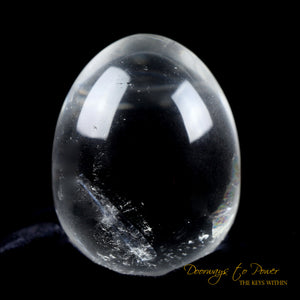 Satyaloka Azeztulite Quartz Crystal EGG 'Bird of Light'