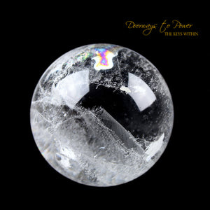 Azozeo Activated Satyaloka Quartz Crystal Sphere