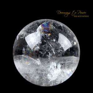 Satyaloka Azeztulite Quartz Crystal Sphere XL 