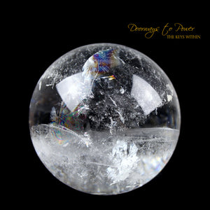 Satyaloka Azeztulite Quartz Crystal Sphere XL