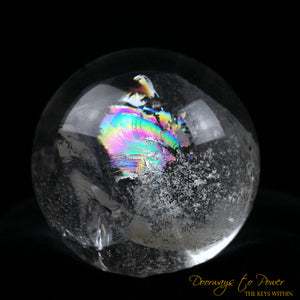 Satyaloka Azeztulite Phantom Quartz Crystal Sphere 'Holy Silence'