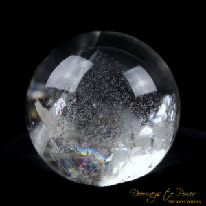 Satyaloka Azeztulite Phantom Quartz Crystal Sphere 'Holy Silence'