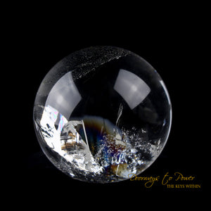 Satyaloka Azeztulite Quartz Crystal Sphere 'Holy Silence'