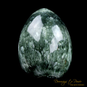 Seraphinite Cosmic Egg Crystal 'Bird of Light'