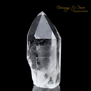 Starseed Lemurian Lightning Stuck Quartz Crystal Point