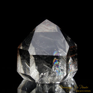 Golden Tangerine Dream Lemurian Crystal 'Densities & Doorways'