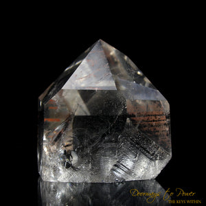 Golden Tangerine Dream Lemurian Crystal 'Densities & Doorways'