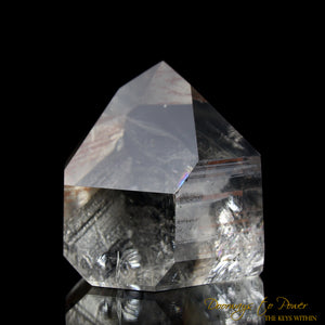 Golden Tangerine Dream Lemurian Crystal 'Densities & Doorways'