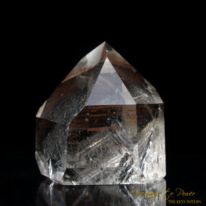 Golden Tangerine Dream Lemurian Crystal 'Densities & Doorways'