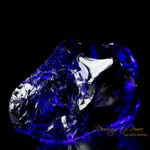 Tanzanite Fire Monatomic Andara Crystal Sculpture 'Galactic Re Calibration'