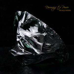 Thoth the Atlantean Emerald Green Andara Crystal 'Master of Mysteries' from 1995.