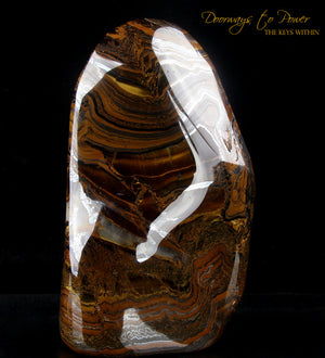 Tiger Eye Altar Stone "Voyager' Discernment and Balance