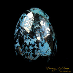 Turquoise Crystal Egg Pyrite