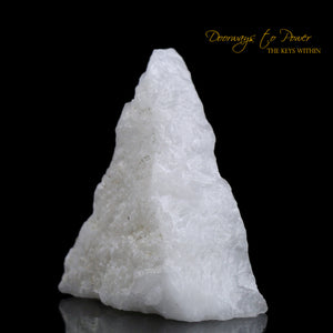 White Azeztulite Crystal Altar Stone Azozeo Activated
