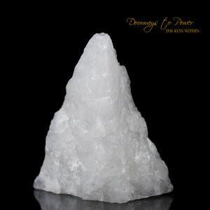 White Azeztulite Crystal Altar Stone Azozeo Activated