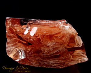 XL Celestial Heart Andara Crystal 'Rainbow Body' GNIVLOVE PEEK