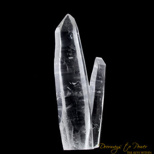 XL Lemurian Tantric Twin Quartz Crystal Specimen 'Beloved'